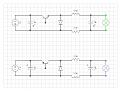 In the first circuit we get a pos bemf
In the second circuit we get a neg bemf